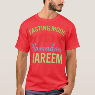 Camiseta Ramadan Fasting Fashion Sobre Felizes Muçulmanos R