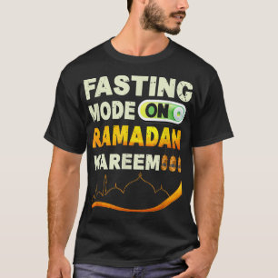 Camiseta Ramadan Fasting Fashion Sobre Felizes Muçulmanos R