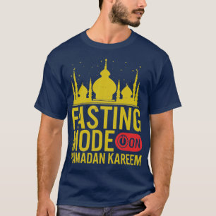 Camiseta Ramadan Fasting Fashion Sobre Felizes Muçulmanos R