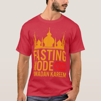 Camiseta Ramadan Fasting Fashion Sobre Felizes Muçulmanos R
