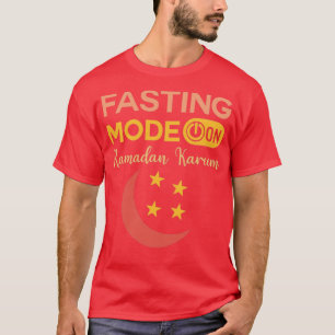 Camiseta Ramadan Fasting Fashion Sobre Felizes Muçulmanos R
