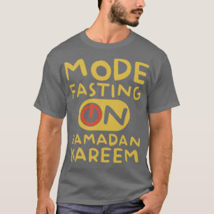 Camiseta Ramadan Fasting Fashion Sobre Felizes Muçulmanos R