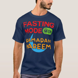 Camiseta Ramadan Fasting Fashion Sobre Felizes Muçulmanos R