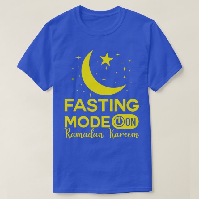 Camiseta Ramadan Fasting Fashion Sobre Felizes Muçulmanos R (Frente do Design)