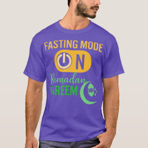 Camiseta Ramadan Fasting Fashion Sobre Felizes Muçulmanos R