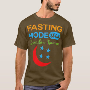 Camiseta Ramadan Fasting Fashion Sobre Felizes Muçulmanos R