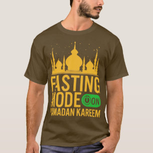 Camiseta Ramadan Fasting Fashion Sobre Felizes Muçulmanos R