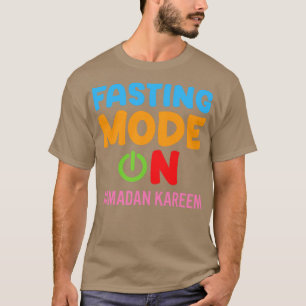 Camiseta Ramadan Fasting Fashion Sobre Felizes Muçulmanos R