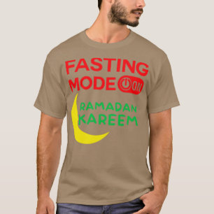 Camiseta Ramadan Fasting Fashion Sobre Felizes Muçulmanos R
