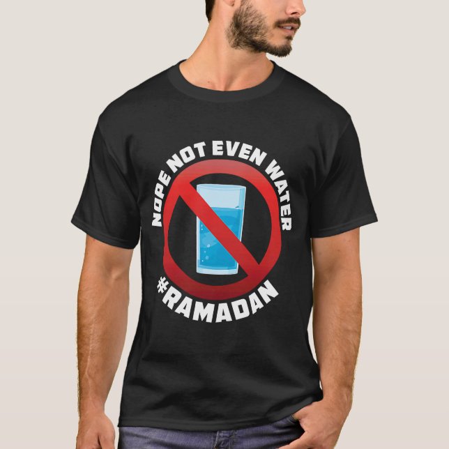 Camiseta Ramadan Fasting Islamic Cote (citação islâmica muç (Frente)
