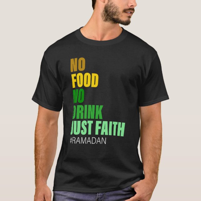 Camiseta Ramadan Kareem 2023 Islamic Fasting Outfit for Men (Frente)