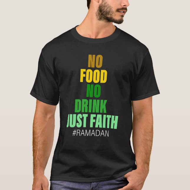 Camiseta Ramadan Kareem 2023 Islamic Fasting Outfit for Men (Frente)