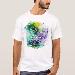 Camiseta RAMADAN KAREEM em Abstrato Watercolor