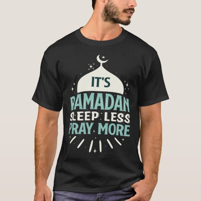 Camiseta Ramadan Kareem Fasting  For Muslim Islamic  Idea (Frente)