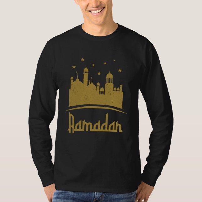 Camiseta Ramadan Kareem Mubarak Muslim Muslim month of fast (Frente)