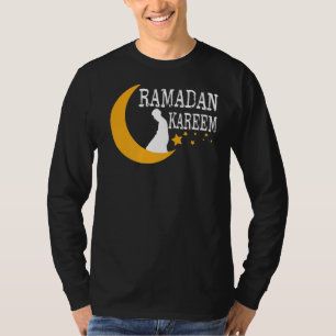 Camiseta Ramadan Kareem Santo Mês Muçulmano Decor Islâmico