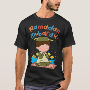 Camiseta Ramadan Kids Ramadan Kareem Mubarak Salat