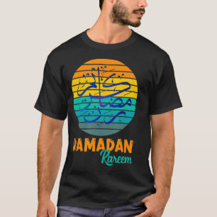 Camiseta Ramadan Mubarak Kareem Sunset, Feliz Ramadan Karim