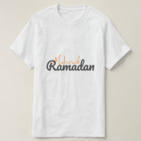 Ramadan Mubarak | Tipografia Islâmica - T-Shirt