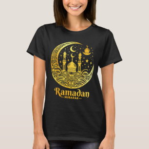 Camiseta Ramadão Kareem Feliz Jejum Ramadão Mubarak Islã