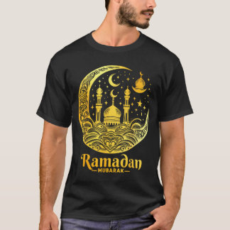 Camiseta Ramadão Kareem Feliz Jejum Ramadão Mubarak Islã