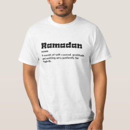 Camiseta Ramadão Substantivo Esperando pelo Maghrib