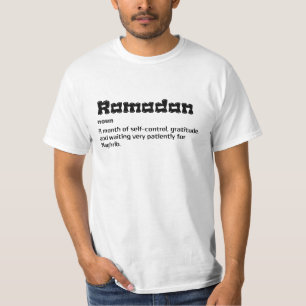 Camiseta Ramadão Substantivo Esperando pelo Maghrib