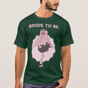 Camiseta Ramalhete De Pássaros Noiva Para Ser Festa De Desp