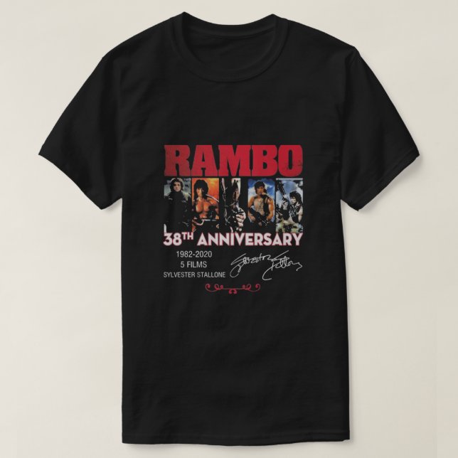 Camiseta Rambo (Frente do Design)