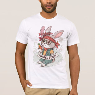 Camiseta Rambo, o coelho Hipster