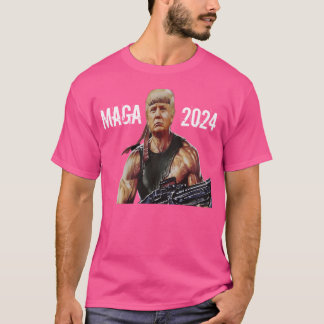 Camiseta Rambo Trump 2024 Maga