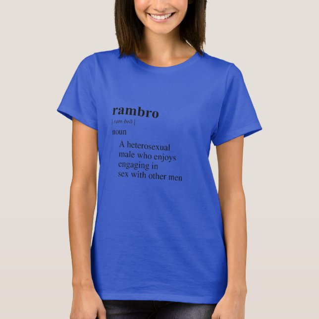 CAMISETA RAMBRO (Frente)
