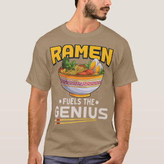 Camiseta Ramen alimenta o gênio Funny Anime Ramen Lover