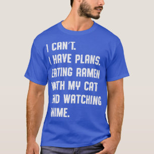 Camiseta Ramen, anime e gatos engraçados