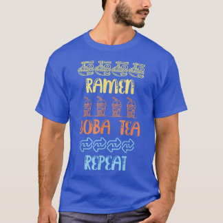 Camiseta Ramen Boba Tea Repeat Bubble Tea