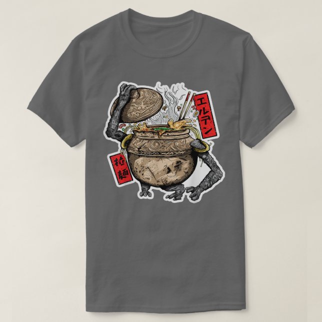 Camiseta Ramen Bowl Nerdy Gamer Jogo Jogadores Jovens Adole (Frente do Design)