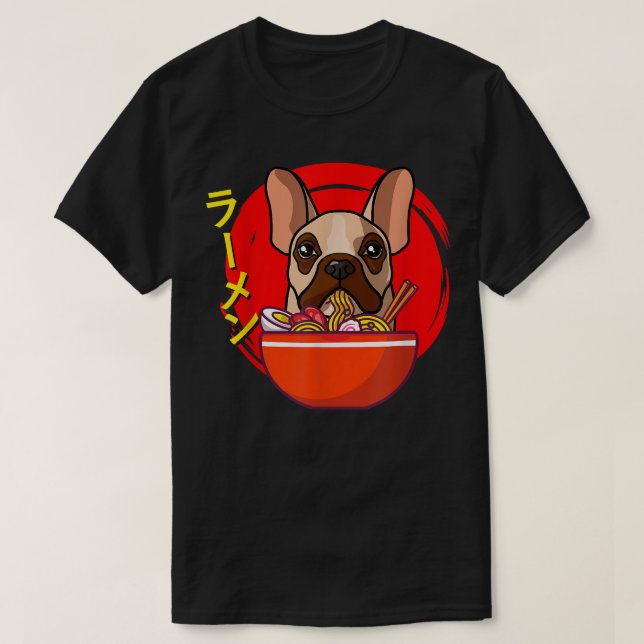 Camiseta Ramen Cardigan Welsh Corgi Dog Kawaii Japanese Noo (Frente do Design)