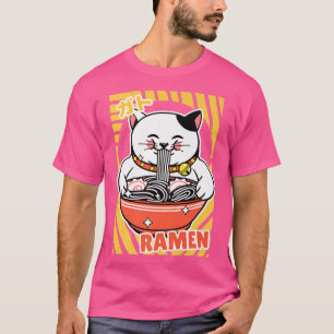 Camiseta Ramen Cat Kawaii Japonês Anime Lover 146