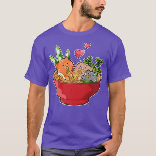 Camiseta Ramen Cata Noodle Engraçado Tarado