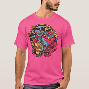 Camiseta Ramen Comendo Dragão Arte Japonesa
