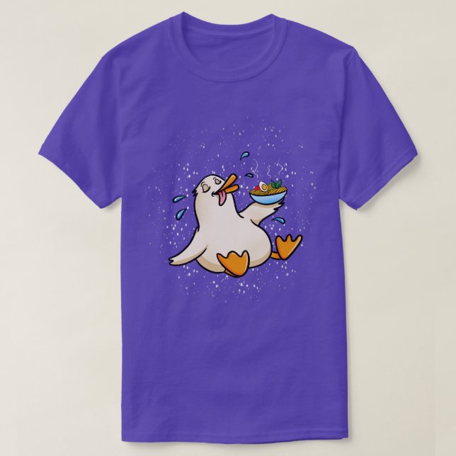 Camiseta Ramen Comendo Pato (Frente do Design)