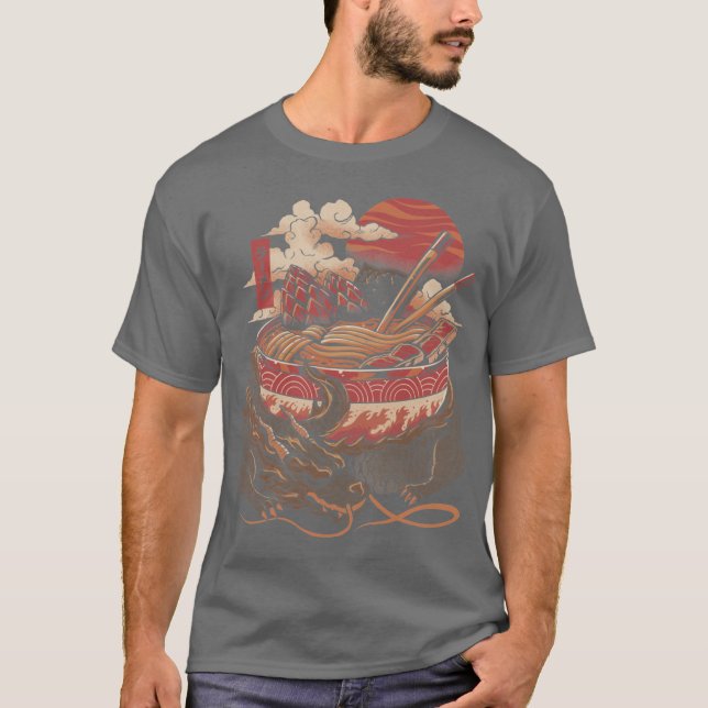 Camiseta Ramen de Dragões (Frente)