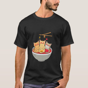 Camiseta Ramen de Gato Caprichoso