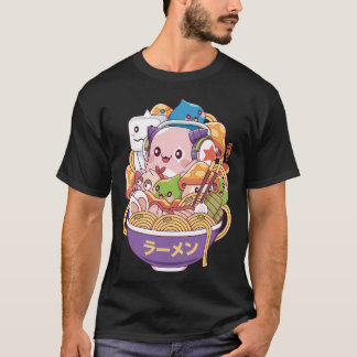 Camiseta Ramen dos Monstros do Mundo Maple
