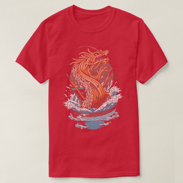 Camiseta Ramen Dragon (Frente do Design)