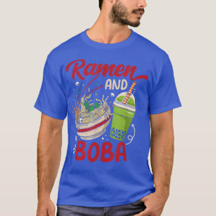 Camiseta Ramen E Boba, Comida Asiática, Bubble Milktea Lo