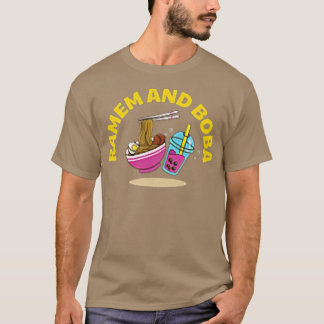 Camiseta Ramen E Boba Comida Bowl Ram