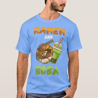 Camiseta Ramen E Boba Comida Noodles Bowl Ram Asiático Cuis