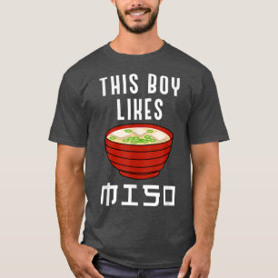Camiseta Ramen e Miso Soup Cultura de Comida Japonesa