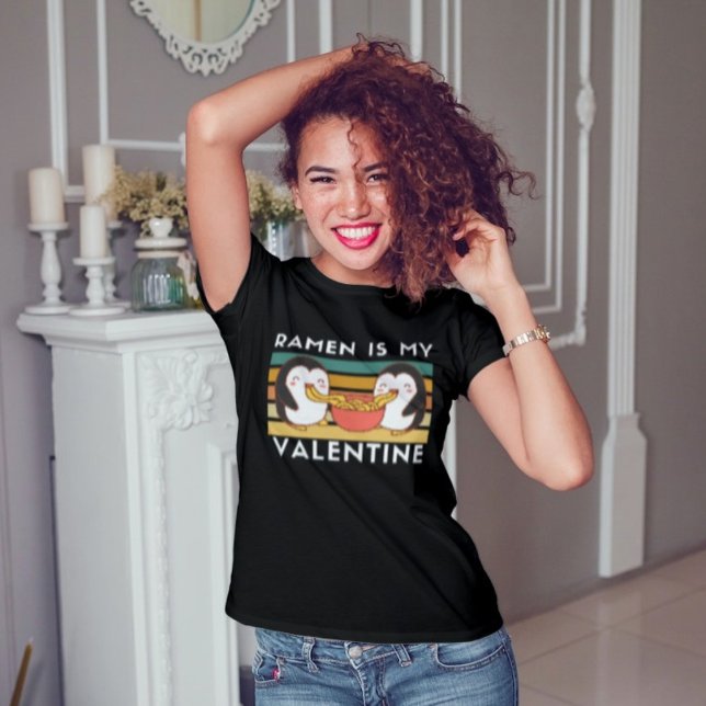 Camiseta Ramen é o meu namorados, amantes de homens-de-bico (Criador carregado)